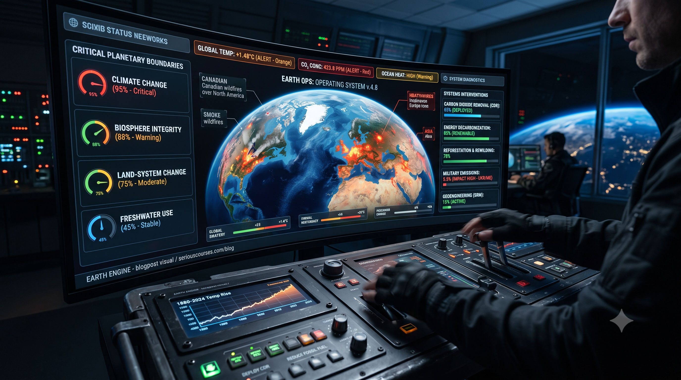 ⚙️ Operating the Earth Engine: What Systems Engineering Teaches Us About Keeping a Planet Habitable